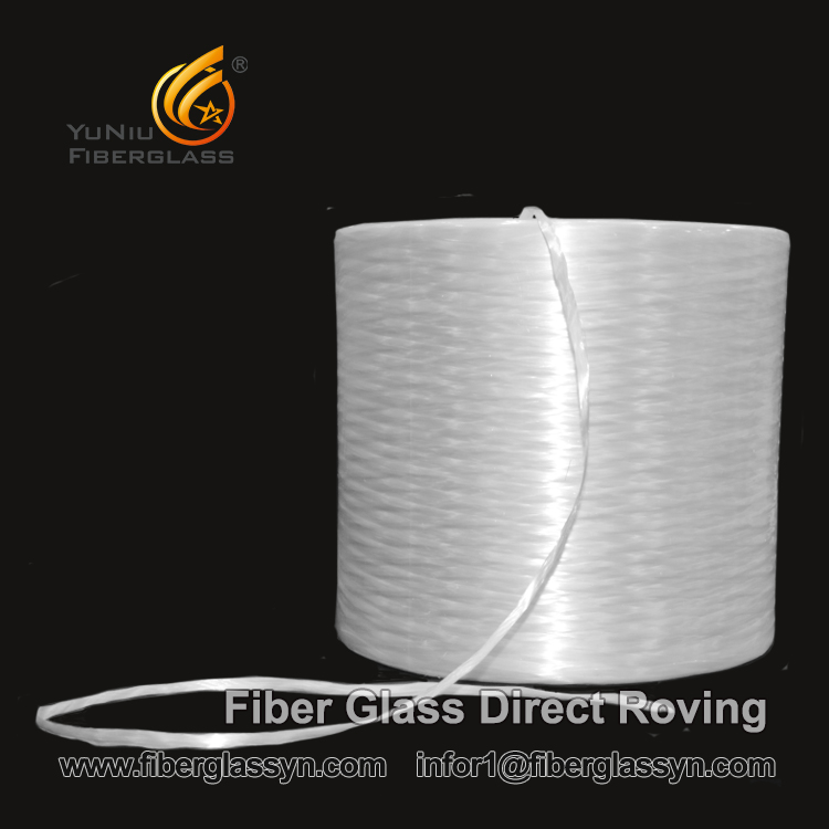 China Monofilament diameter17μm fiberglass roving wound on the pipe to ...